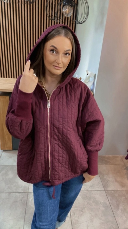 Kurtka Stella Milani – Bordo