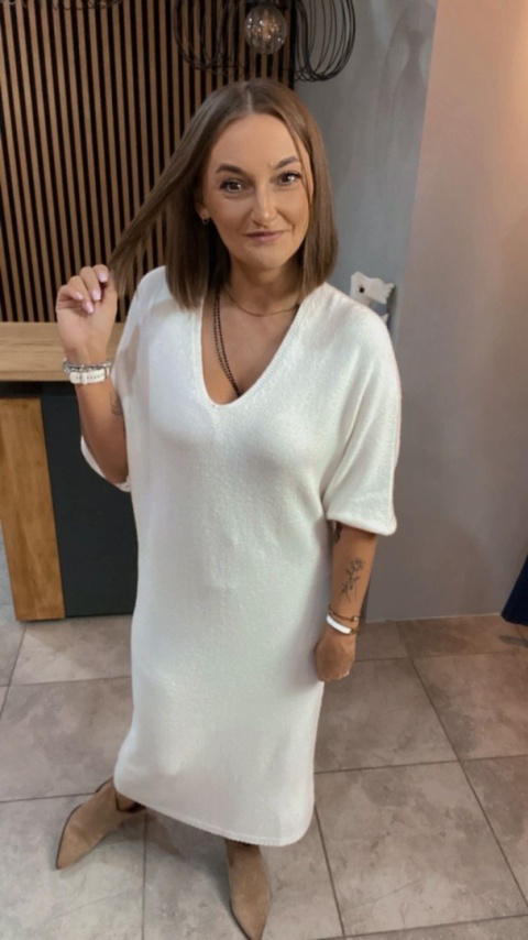 Sukienka Couture - Biały