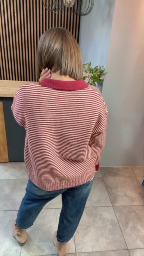Sweter Gioya & Co. - Czerwony
