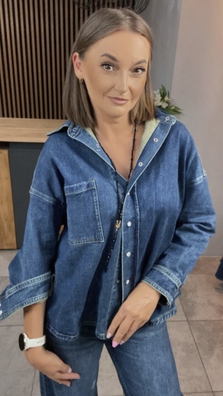 Koszula oversize z denimu - Wiya