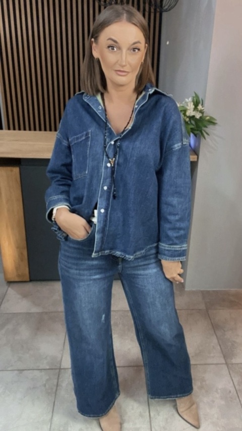 Koszula oversize z denimu – Wiya
