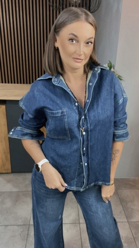 Koszula oversize z denimu – Wiya