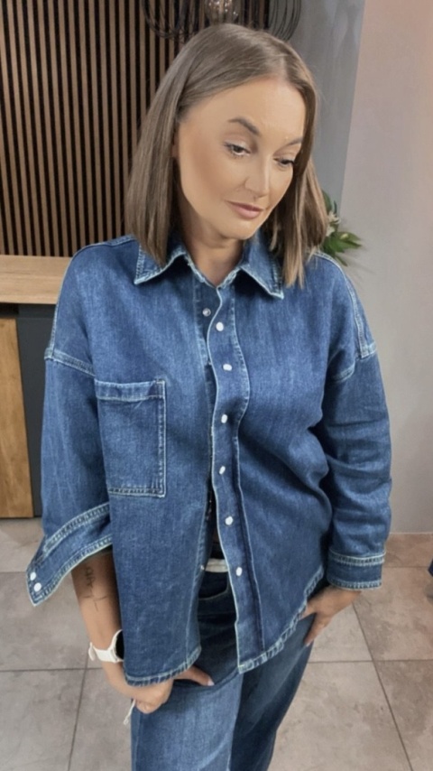 Koszula oversize z denimu – Wiya