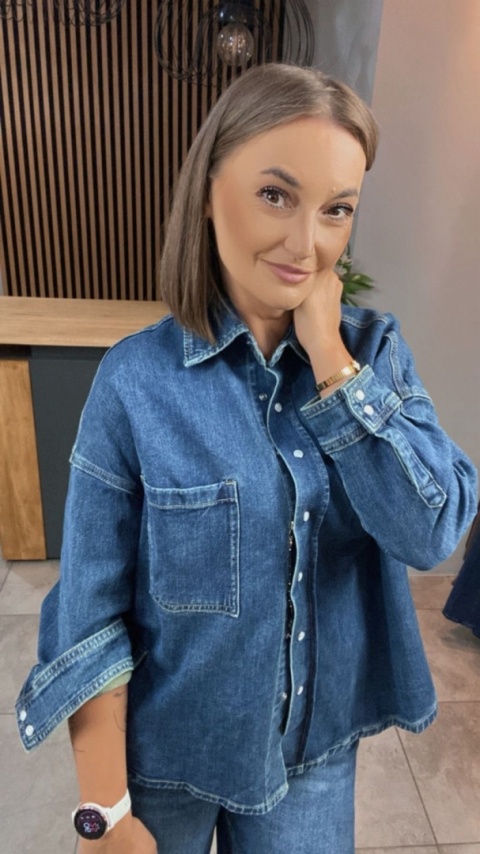 Koszula oversize z denimu – Wiya