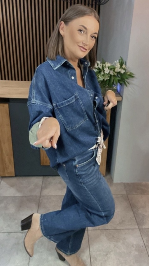 Koszula oversize z denimu – Wiya