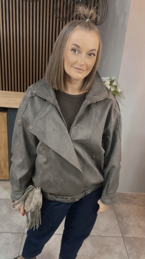 Kurtka YIMI z eko zamszu - Fango