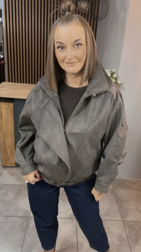 Kurtka YIMI z eko zamszu - Fango
