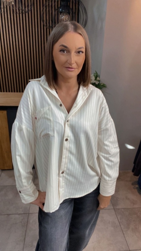 Koszula Wiya oversize w paski - Panna