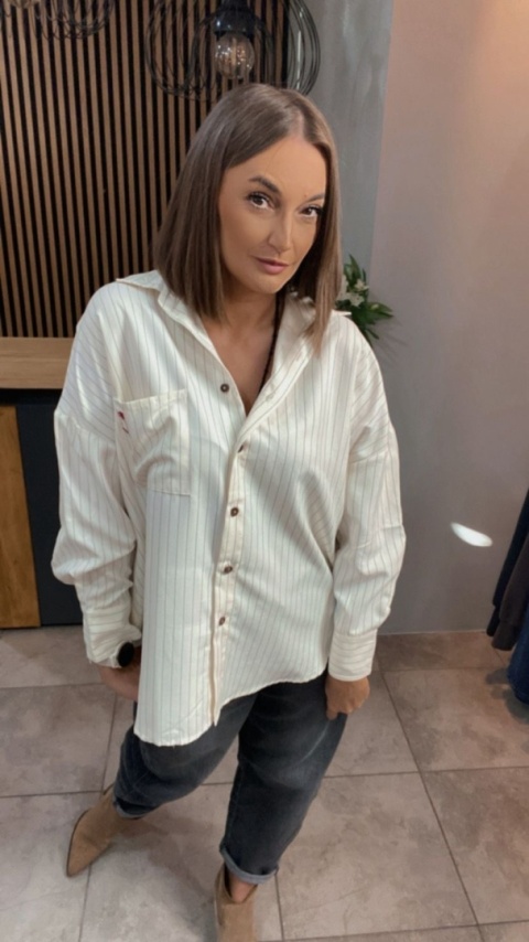 Koszula Wiya oversize w paski - Panna