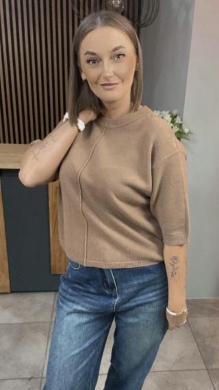 Sweter E-Woman Fashion – Camel