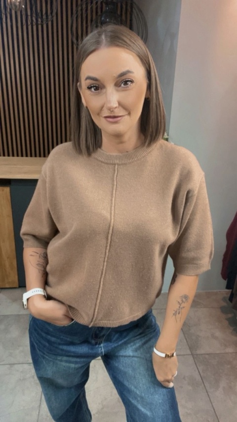 Sweter E-Woman Fashion – Camel