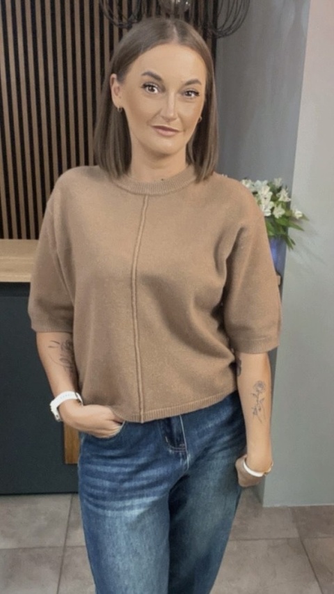 Sweter E-Woman Fashion – Camel
