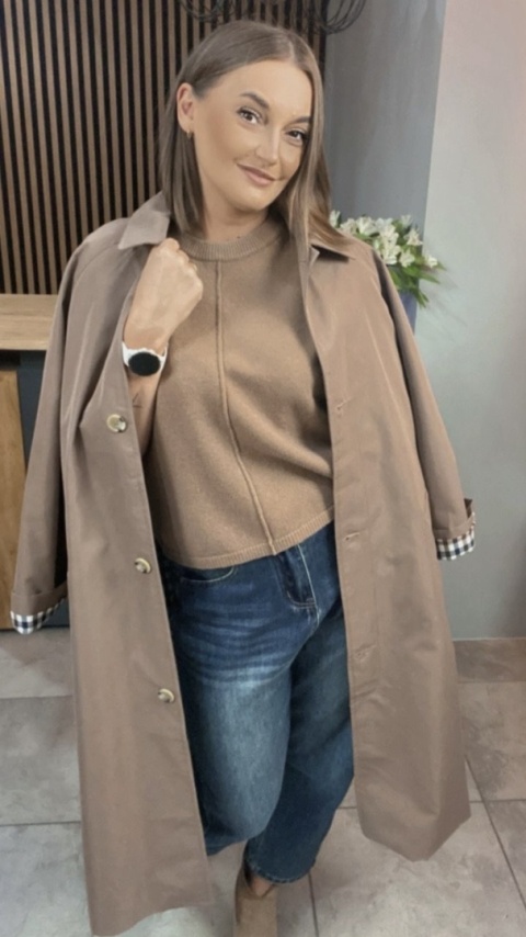 Sweter E-Woman Fashion – Camel