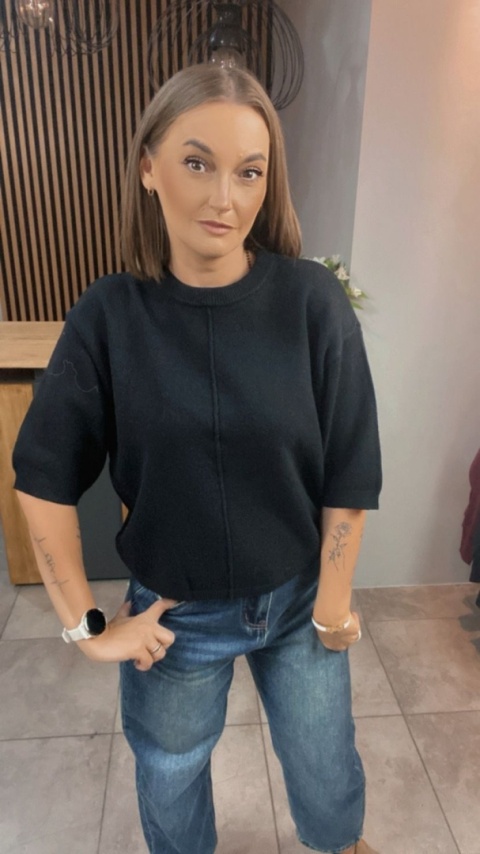 Sweter E-Woman Fashion – Czarny