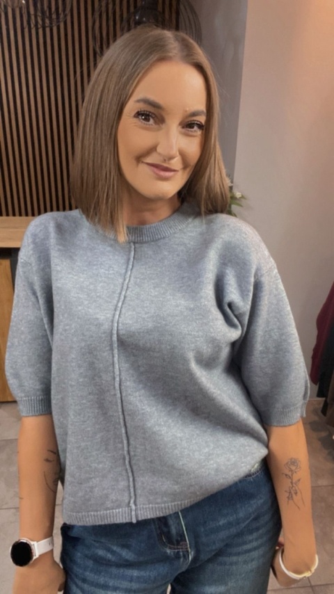 Sweter E-Woman Fashion – Szary