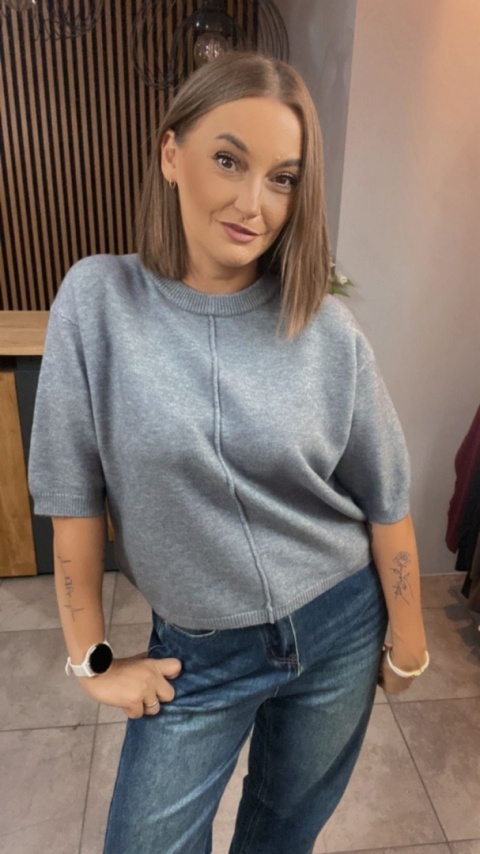 Sweter E-Woman Fashion – Szary