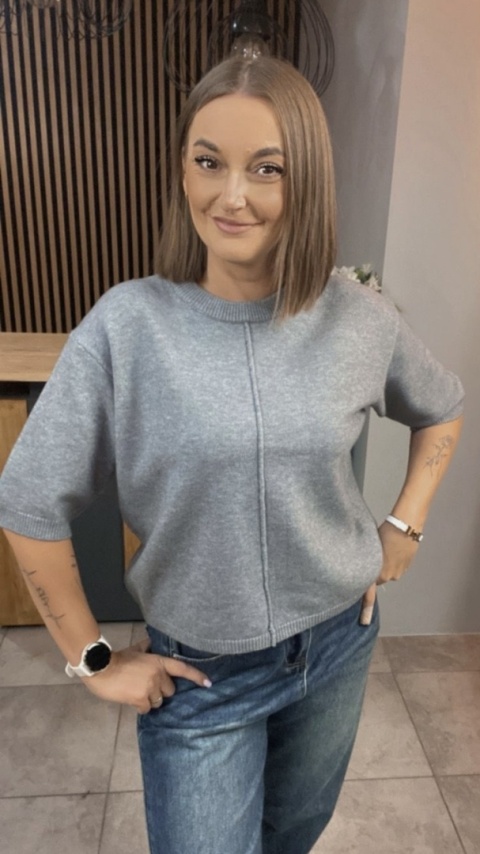 Sweter E-Woman Fashion – Szary